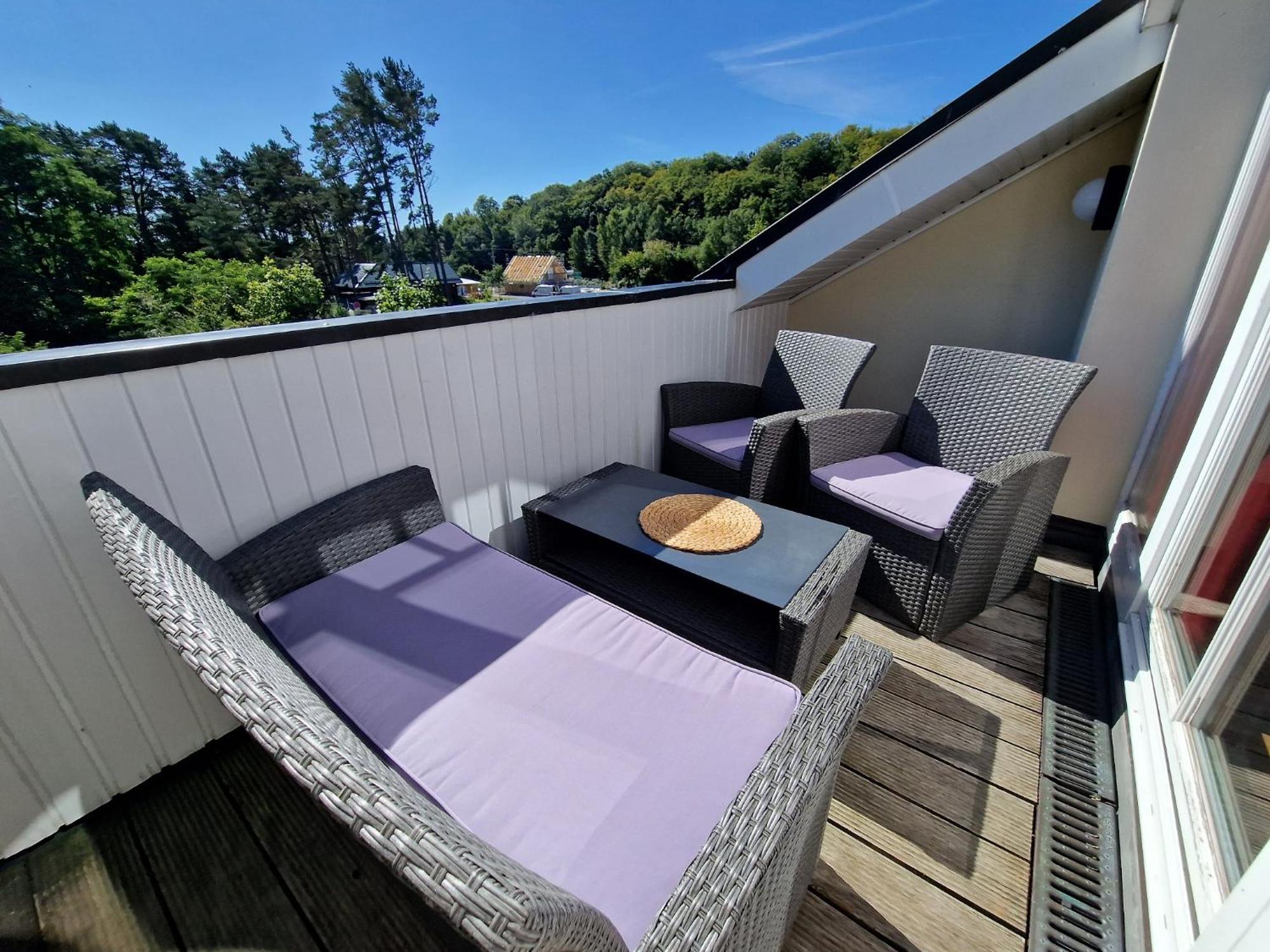 Duenenpark Binz - Komfortplus Ferienwohnung Mit 1 Schlafzimmer Und Balkon Im Dachgeschoss 231 Bagian luar foto